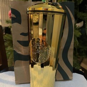 Starbucks Mexico 2023 Gold Dome Venti Tumbler